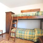 La camera con letti a castello dell'appartamento Marmotte - Chalet Remondet
